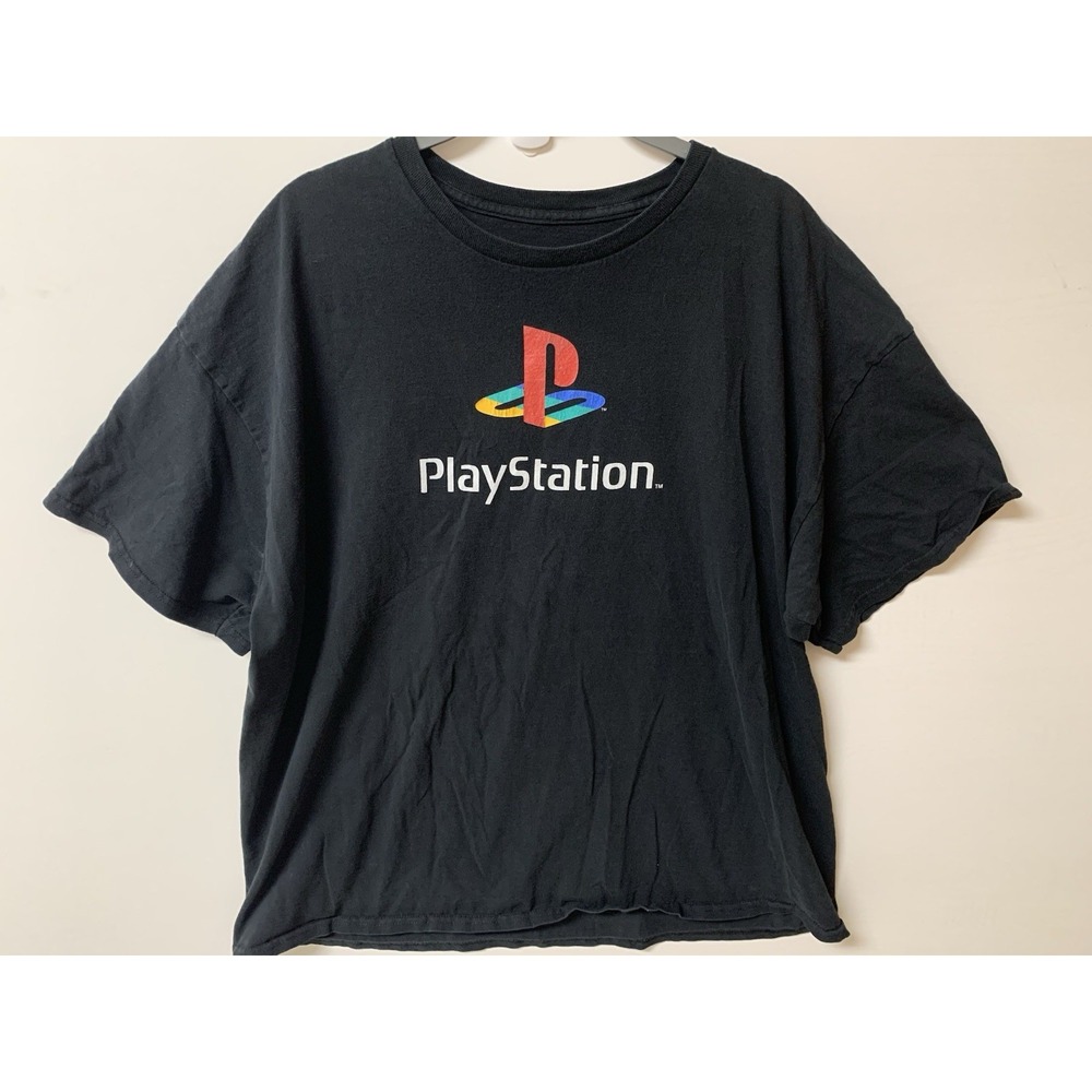 Playstation Logo T-Shirt Official Product Tee Adult XXL Size Gaming